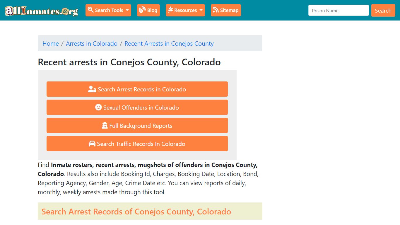 Recent arrests in Conejos County, Colorado | Mugshots, Rosters, Inmates ...